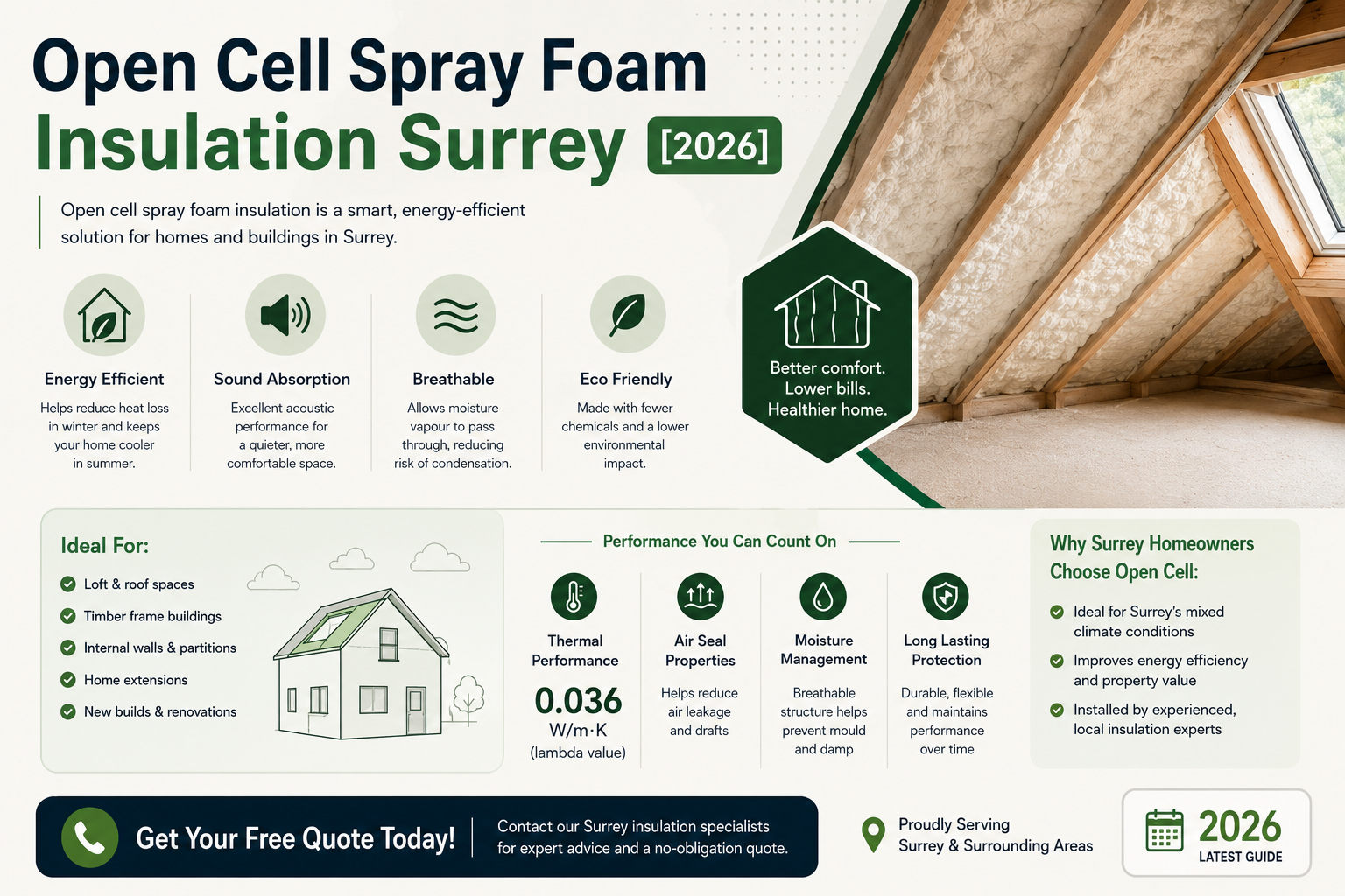 Open Cell Spray Foam Insulation Surrey [2026]